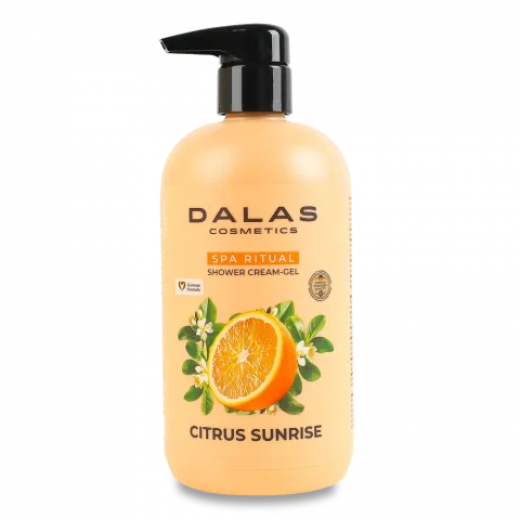 Гель д/душу Dalas Cosmetics 550 мл Citrus sunrise