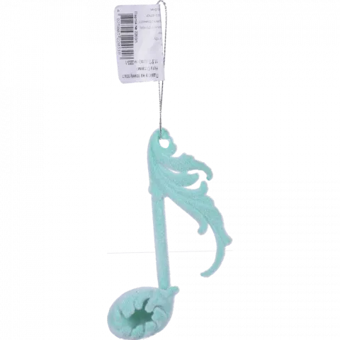 Підвіска на ялинку пласт Нота Оксамит 11,5х7,5 см 2203-1