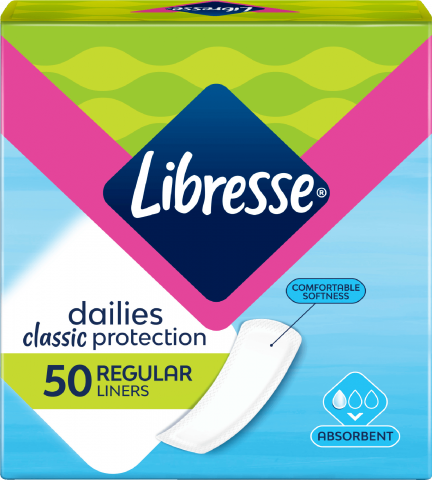 Прокладки щоден. Libresse 50 шт. Classic Regular