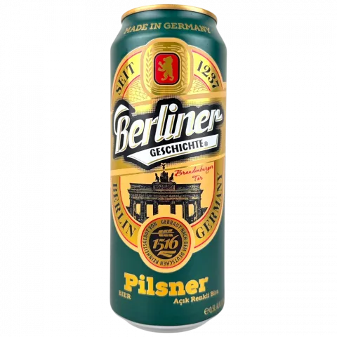 Пиво Berliner Geschichte 0,5л з/б Pilsner світ 4,8И834