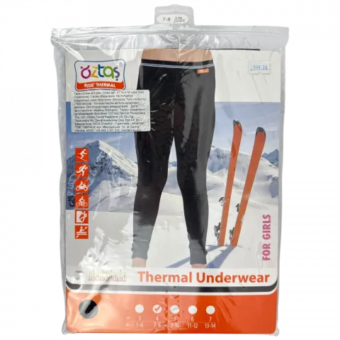 Термоштани для дівч. Oztas арт. 4710-A M чорн. И48 (Туреччина)