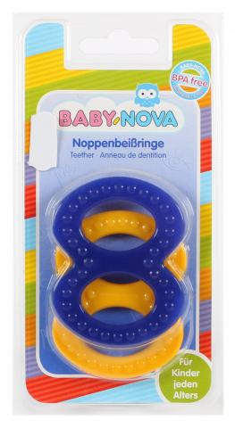 Кільце зубне BABY-NOVA тверде рельєфне