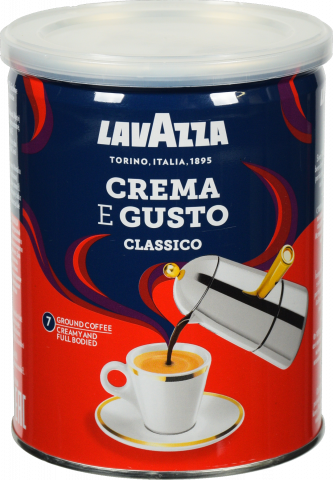 Кава Lavazza Cream and Gusto 250 г зб мел.(Італія)