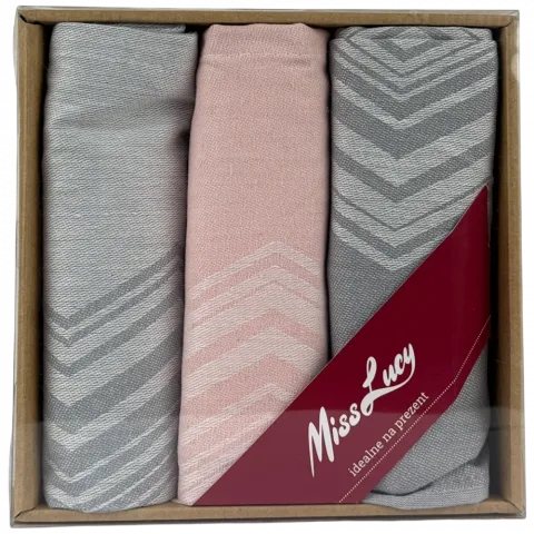 Набір Рушників подарункових 3 шт: Zyg zak Miss Lucy 50х70 см 8K9517 И198