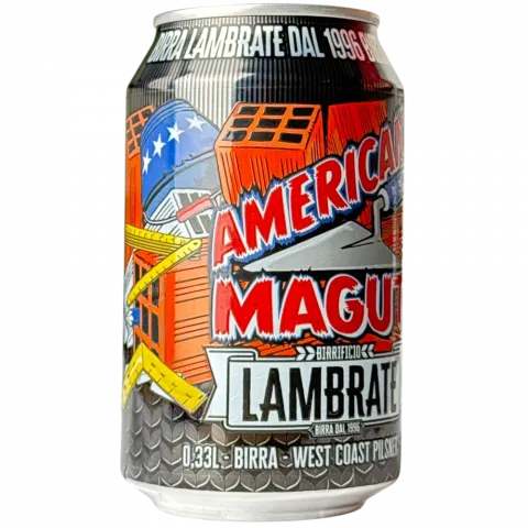 Пиво AMERICAN MAGUT 0,33л Пілснер 5 з/б И269 (Італія)