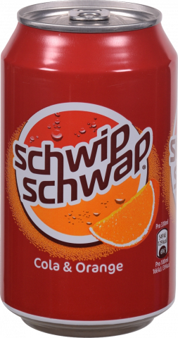 Напій б/алк. Schwip-Schwap 0,33 л з/б Кола-Оранж газ. (Німеччина)И328