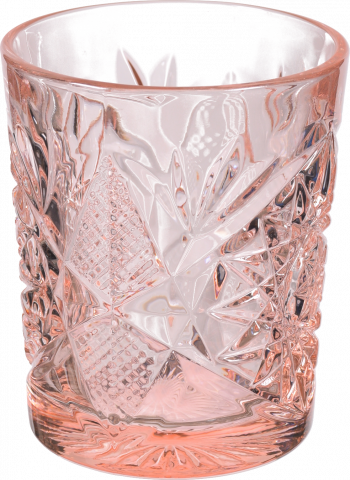 Склянка д/віскі Libbey Leerdam 350 мл Hobstar Colored рожевий 00700350