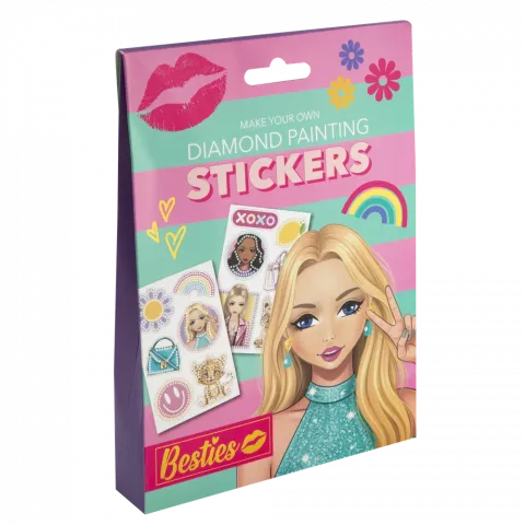 Набір наліпок Besties Алмазна мозаїка зелена 990199
