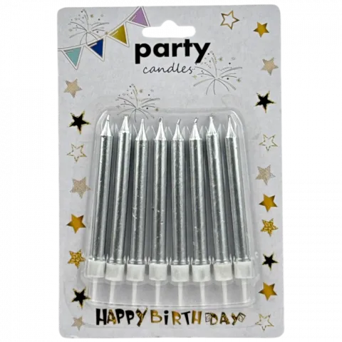 Набір свічок д/т 6 шт. золото-срібло A42200303-1 6909 И400