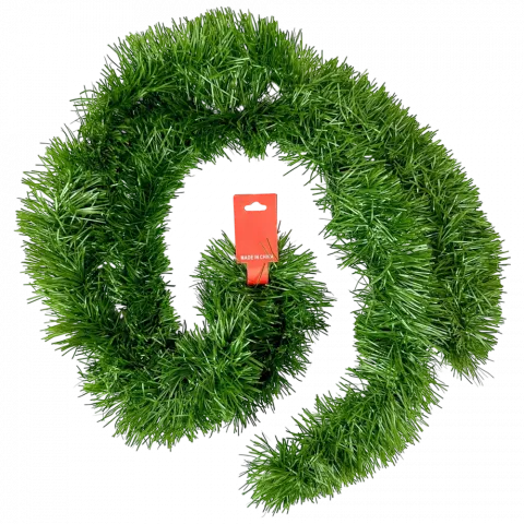 Мішура новорічна 9 см2 м, темно-зелена арт. 9180-250304 И