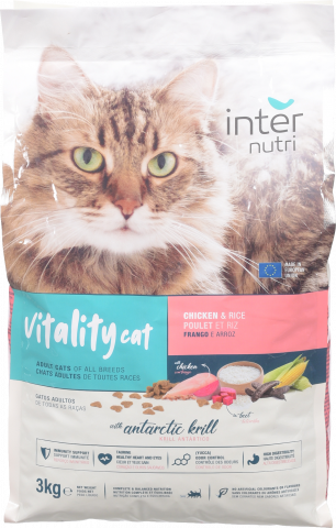 Корм д/котів Internutri Tasty Vitality 3 кг збалансований для дорослих котів усіх порід