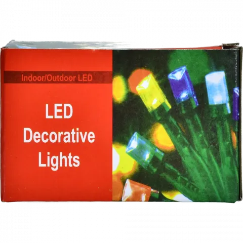 Гірлянда електрична 100 лампочок, 7 м, зелений дріт, зелений колір арт. 6359-5 И017