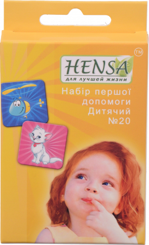 Пластир Хенса дитячий 20 19x72 мм