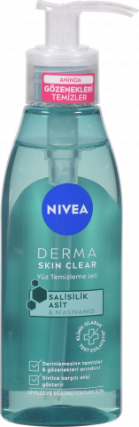 Гель д/обличчя Nivea 150 мл Очищуючий Derma Skin Clear