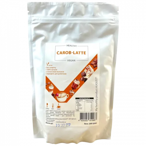 Какао My healthy product AUGUST 200 г Carob latte