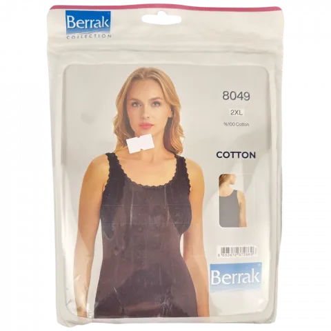 Майка жін. Berrak мереживо, бавовна, арт. 8049 чорний розм. XXL И869 (Туреччина)