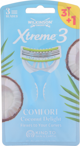 Станок д/гоління однораз. Wilkinson Sword Xtreme3 Coconut Delight д/жін. 3+1 шт.