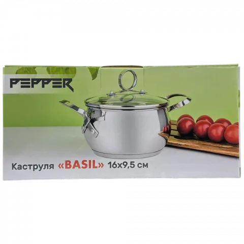 Каструля Basil Pepper 16х9,5 см 2,2 л PR-1200-16