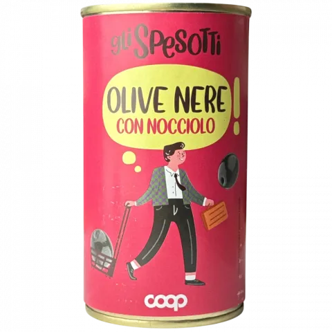 Оливки чорні Coop 350 мл з/к з/б И888 (Італія)