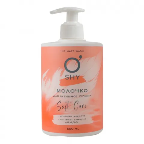 Молочко д/інтим. гігієни O`Shy 500 мл Soft Care