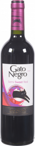 Вино Гато Негро 0,75 л н/сол. червон.