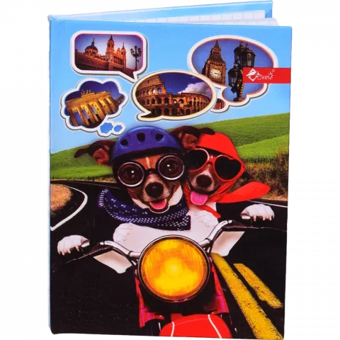 Блокнот А6 тв. палітурка 48 арк. офсет ламін. ТП-3