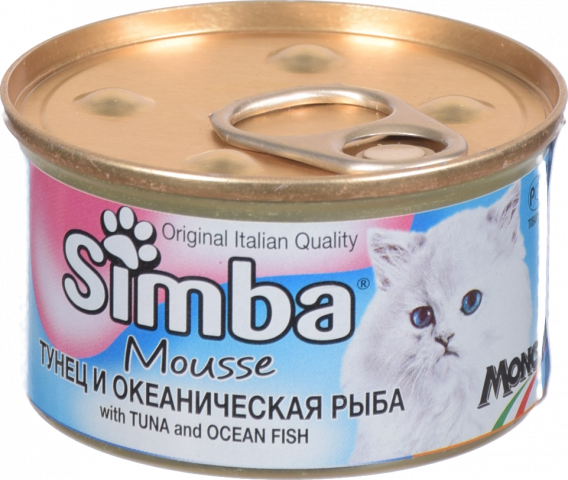 Корм д/котів Monge Simba 85 г тунець та океанічна риба