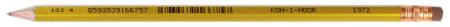 Олівець графітний K-I-N Oriental 1372 HB з гумкою