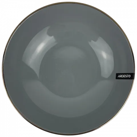 Тарілка керм. Ardesto Bagheria 20 см Grey AR2920GREY