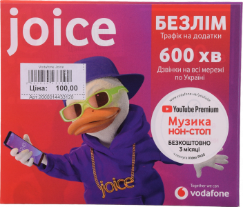 Старт пакет Vodafone Joice Start +