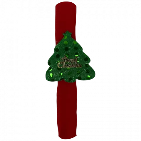 Годинник новорічний Ялинка дит. пружина арт. 6504-25 И079