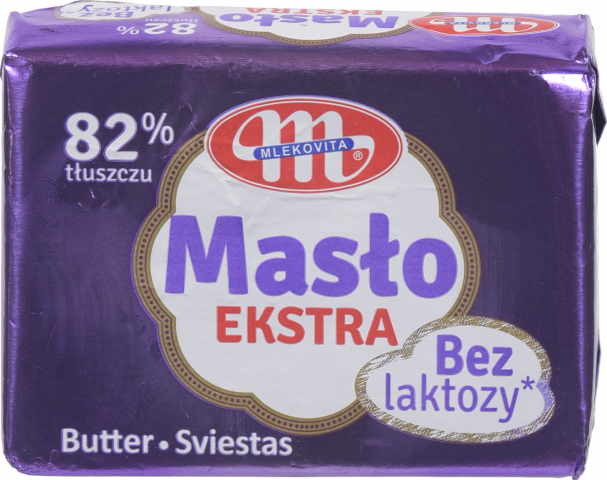 Масло Mlekovita 82 Польське б/лактози 200 г (Польща)