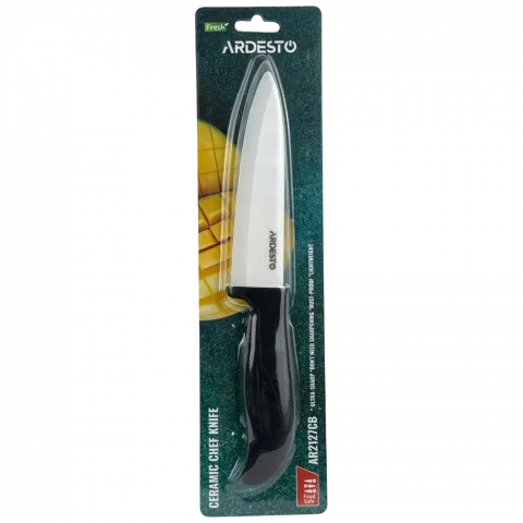 Ніж керм. кухарський Ardesto Fresh 15см чорний AR2127CB