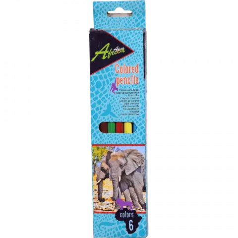 Олівці Maxi кольор. пластик. 6 кол. MX11529