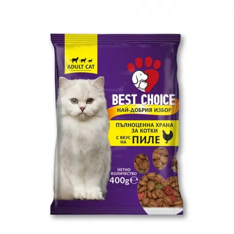 Корм д/котів Best Choice з куркою 400г И910