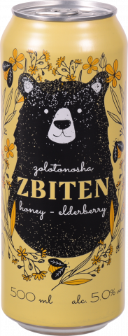 Напій сл./алк. Збітень Золотоніський 0,5 л з/б Яблуко-бузина-мед