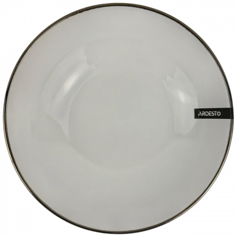 Тарілка керм. Ardesto Bagheria 20 см white AR2920WGC