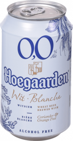 Пиво Хугарден 0,33 л з/б б/а
