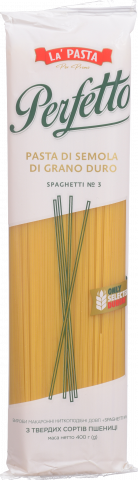 Макарони La Pasta Perfetto 400 г Спагетті