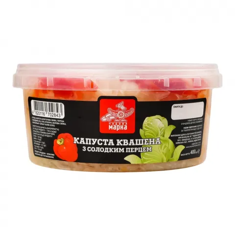 Капуста квашена Чудова Марка 400 г з солодким перцем