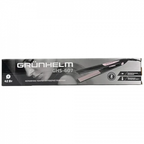 Щипці д/випрямлення і завивки волосся Grunhelm GHS-607 25х110 мм
