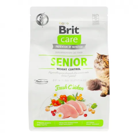 Корм д/котів Brit Care Grain Free 400 г з над.ваг. з курк.