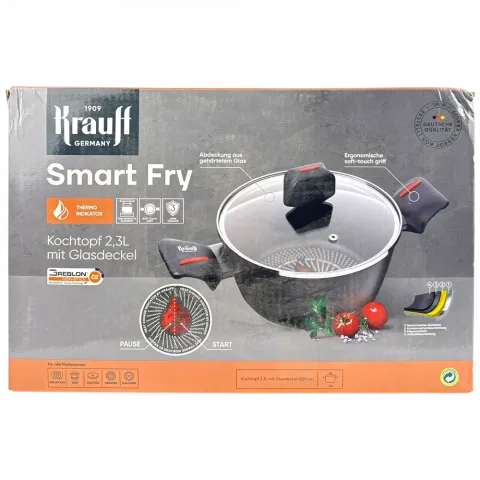 Каструля Krauff алюм. зі скл кришкою 2,3 л 2545159