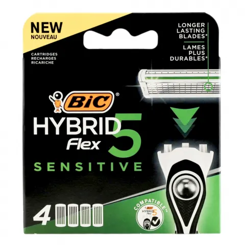 Картридж д/гоління BIC 4 шт. Flex 5 Hybrid Sensitive