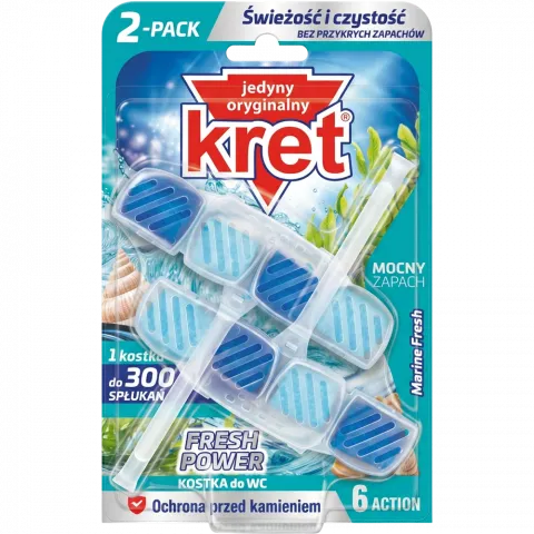 Освіжувач для унітазу Kret Marine Fresh 2x40г И253(Польща)