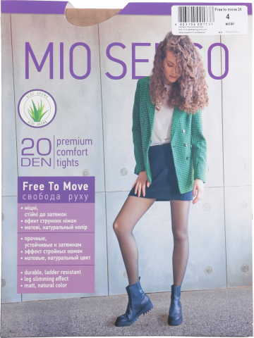 Колготки жін. Mio Senso FREE TO MOVE 20 den skin, size 3