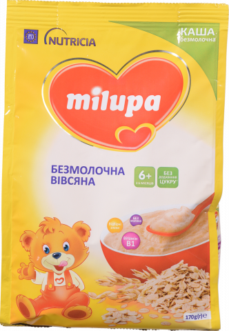 Каша Milupa 170 г вівсяна без молока 6+ міс.
