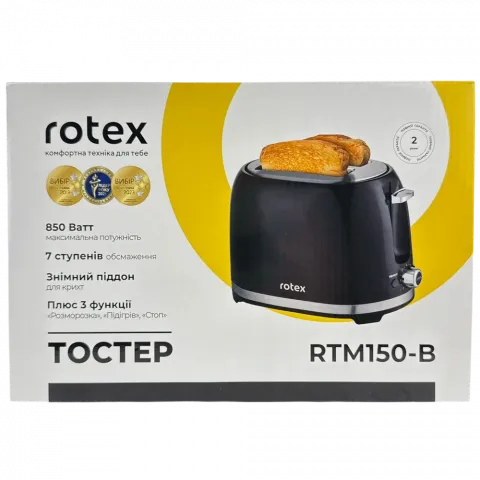 Тостер Rotex RTM150-B