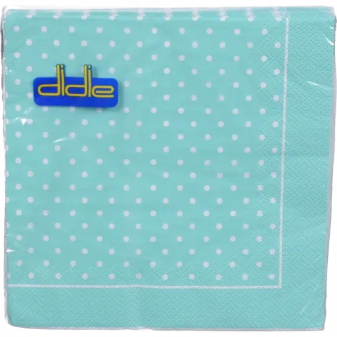 Серветки Didie 18 шт. 3333 3-х шар. Горошки