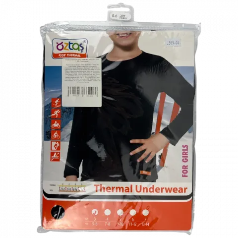 Термокофта для дівч. Oztas арт. 4610-A S чорн. И32 (Туреччина)